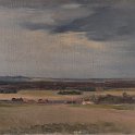 Landscape Sibiria 1943 oil on canvas 40x60